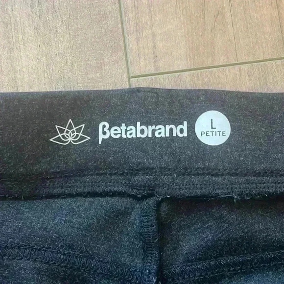 Betabrand Charcoal Bootcut Dress Pant Yoga Pant Sz Large Petite - Picture 8 of 11